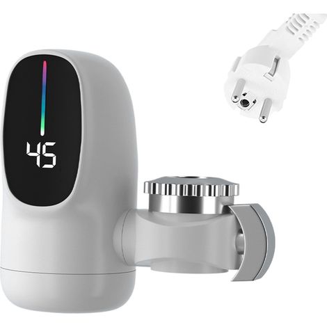 Instant-Warmwasser-Kraan  Reservoirloze Watererwarmer mit LED Digital Weergave, 3000W, für Badkamer, Huis, Camper, Binnenkeuken