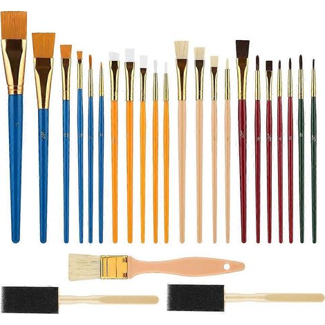 Ensemble de pinceaux, ensemble de pinceaux professionnels, pinceaux en mousse pour artistes adultes et enfants. (1/5)