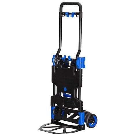 Diable chariot aluminium pliant 2 en 1 - Charge 68 kg (1/5)