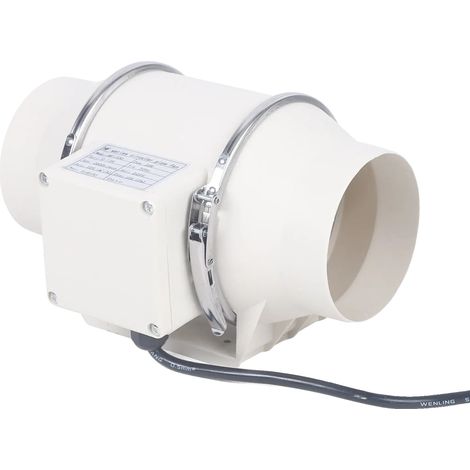 Ventilateur de conduit, haute performance, installation facile, BLANC (1/2)