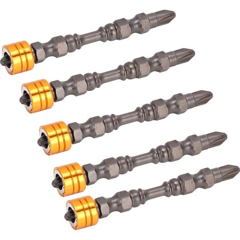 5-teiliges D-Style 65mm Magnet-Schraubendreher-Bohrer-Set mit Schraubendreherbit und elektrischem Schraubendreherkopf (1/5)