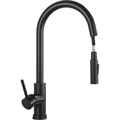 Mélangeur de cuisine rétractable chaud et froid - noir, 40x21.6CM, 1pc (1/4)