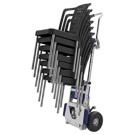 Diable électrique escalier pliable - Pelle 400x240mm - Charge 250kg - DMEG200/PC