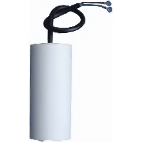 Condensateur 20 µF pour pompe piscine – Accessoire de pompe de jardin – Diamètre 40 mm x Longueur 72 mm – Remplacement moteur – Piscineo