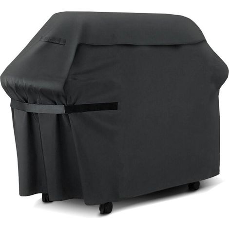 Housse pour Barbecue en Oxford résistant aux poussières et imperméable Couverture de avec Sangles Autocollantes 11766117cm 420D Tissu (1/5)