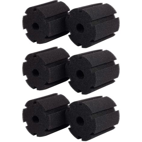 Lot de 6 filtres éponge de rechange pour XY-380 (noir) (1/5)