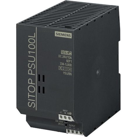Siemens Fuente de alimentación SITOP PSU100L, 1 fase DC 24 V/10 A, 6EP13341LB00