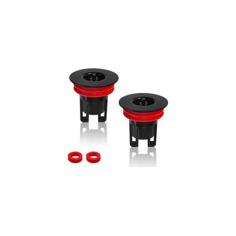 Lot de 2 siphons douche 39-45mm avec clapet anti-odeur et bouchon anti-colmatage – Idéal pour salle de bain et buanderie