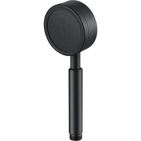 Pommeau Douche Haute Pression en Acier Inoxydable 304,Avec support,Douchette Douche Salle Installation Facile - Noir (1/4)