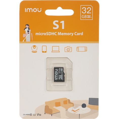 Imou ST2-32-S1 mémoire flash 32 Go MicroSD NAND Classe 10