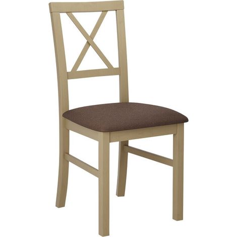 Silla Victorville 156, Soro 28, 93x43x52cm, Tapiz, De madera, Madera, Muebles ya montados (1/4)