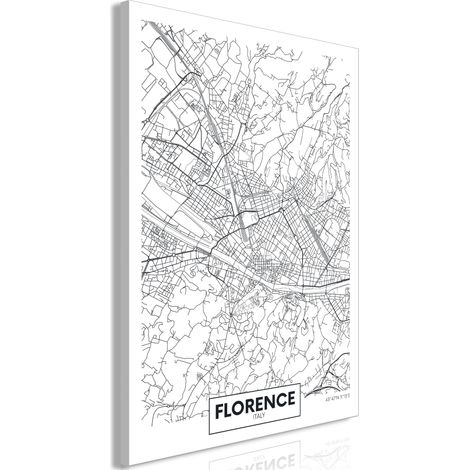 Immagine - Mappa di Firenze (1 parte) verticale (1/3)
