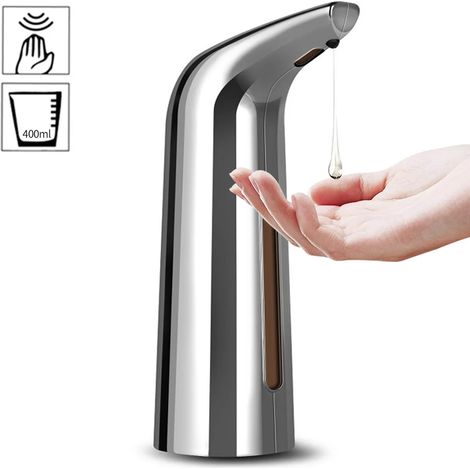400 ml automatische seifenspender infrarot handfrei beruehrungslose seifenspender gericht fluessige lotion gel shampoo kammer auto hand seifenspender fuer bad kueche (1/5)
