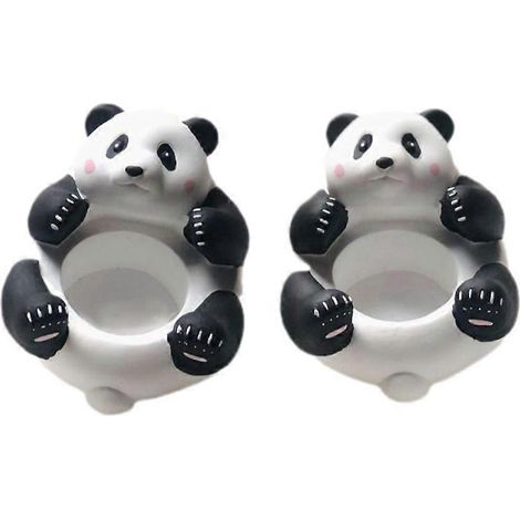 Plateau décoratif élégant en forme de panda 3D pour bougies chauffe-plat (1/4)