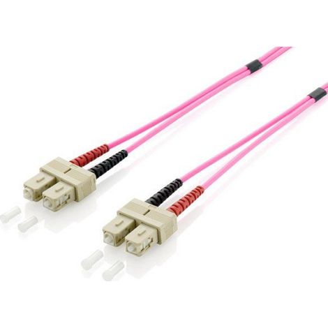 Câble Fibre Optique - Equip - SC/SC OM4 15m - Violet - 12 Gbps - LSZH