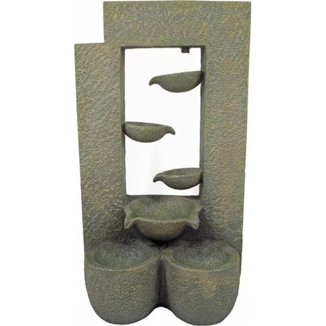 Ubbink – Fontaine de jardin Bern avec pompe – Matériau polyrésine – Débit 350 l/h – Dimensions 59,5 x 33,5 x 21,5 cm