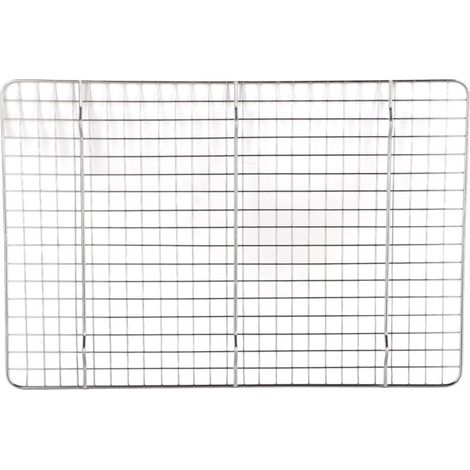 Grille de refroidissement acier inoxydable 304, résistante à la déformation, pour cuisson de pain, gâteaux et biscuits (1/5)