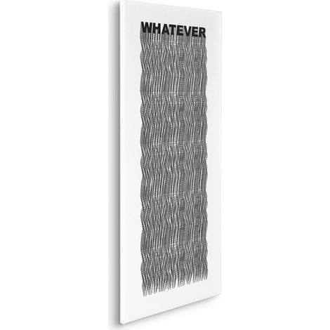 Komar Canvasbild Typo Whatever - 90 x 40 cm - Bild auf Keilrahmen - Minimalistisch Modern (1/2)