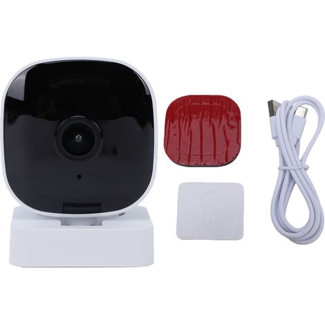 Caméra de fenêtre sans fil 360° 2,4 GHz 5 GHz Sécurité WIFI avec conversation bidirectionnelle Détection humaine PIR Enregistrement 24h/24 et 7j/7 Configuration facile pour l'intérieur (1/5)