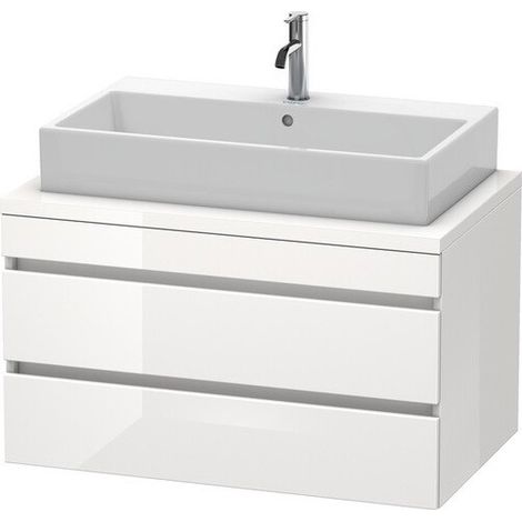Consola base DURASTYLE 512x900x548mm nogal oscuro / blanco mate