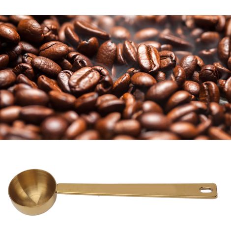 30-ml-Messlöffel aus Edelstahl (304) mit langem Griff, für gemahlenen Kaffee, Milchpulver/Fruchtpulver (1/5)