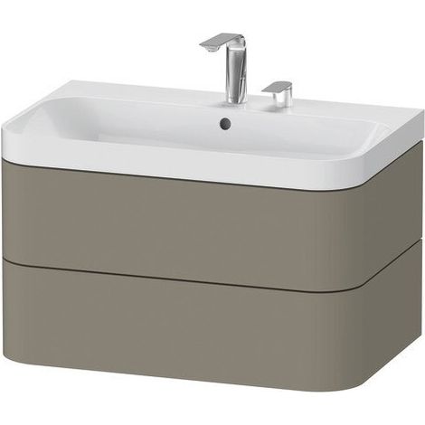 DURAVIT HP4347E9292 WTU m. Happy D.2 Plus, 2 caissons, 2 tonnes d'eau