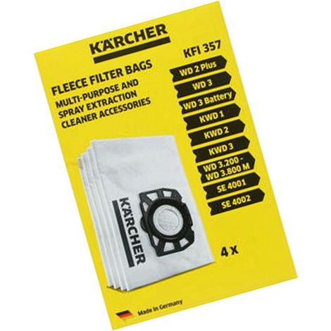 4 sacchetti per la polvere originali - Aspirapolvere - KÄRCHER - 4365133