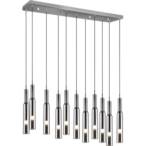 Suspension 11xled chrome et verre chrome - trio select - lucent 88830848 88830848 88830848 88830848 88830848 (1/5)