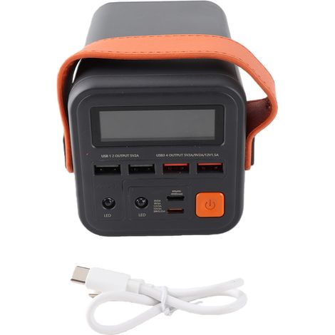 Batteria esterna Toivize da 60000 mAh – Porta USB-C – Ricarica rapida da 10 W – Indicatore di carica della batteria – Power bank portatile grigio per telefono, tablet e auricolari (1/5)
