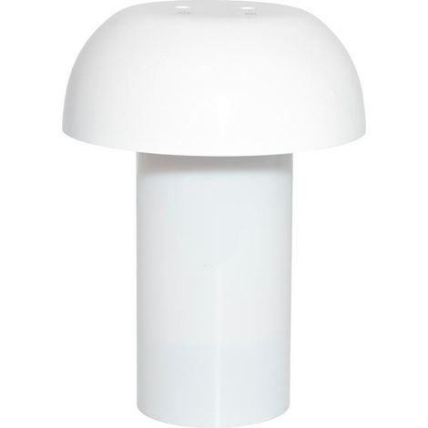 Lampe à Poser LED & Diffuseur "Champignon" 19cm Blanc (1/5)