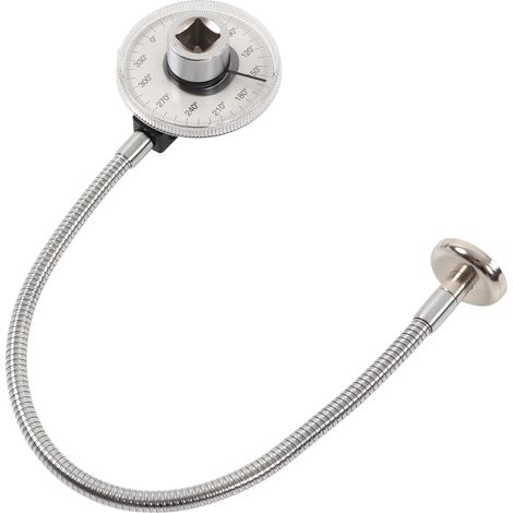 Clé angulaire professionnelle en acier inoxydable, mesureur d'angle de torsion pour automobile, outil de diagnostic précis. (1/5)