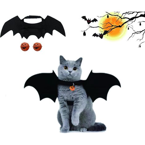 Cape de Vampire pour Animaux de Compagnie,Déguisements pour Chien Costumes Halloween,pour Chat Chiot Fête d'halloween (1/4)