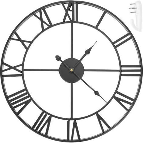 Orologio da parete retrò con numeri romani (1/5)