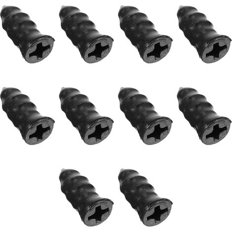 Lot de 10 - Clous En Caoutchouc Pneus d'Autoroute Goupille d'Engrenage - Patchs Auto Électrique Re Véhicule Autotaraudant Pratique - Taille S (1/5)