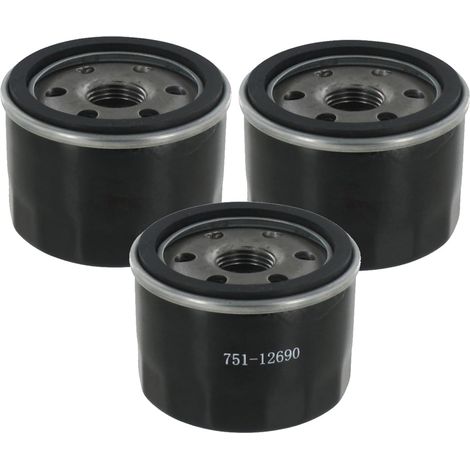 Filtre à huile pour Lawnflite Cub Cadet MTD 4HP 420CC Vertical Tractor 4P90HU 4P90JHA 4P90JU 4P90JUB 4P90MU 4P90MUA et 4P90MUB Moteurs sur tondeuses d'équitation (3 pièce) (1/5)