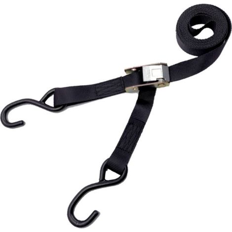 Sangle d'arrimage avec crochets en S - Sangle d'arrimage robuste pour chargement 3 m 3 m (1/3)
