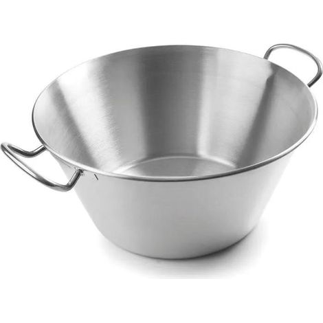 Bacinella conica Lacor acciaio inox 30 litri 50 cm