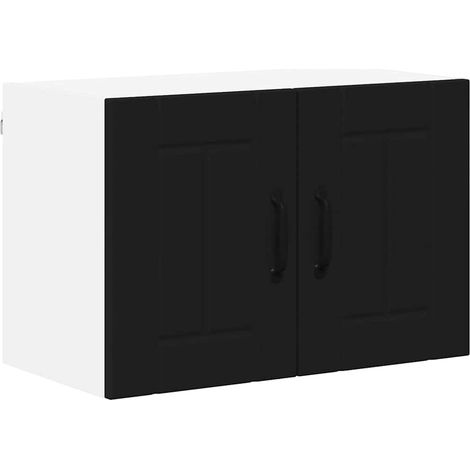Meuble mural de cuisine，Armoire de cuisine Noir 60 x 31 x 40 cm Bois d'ingénierie CFW35298 (1/5)