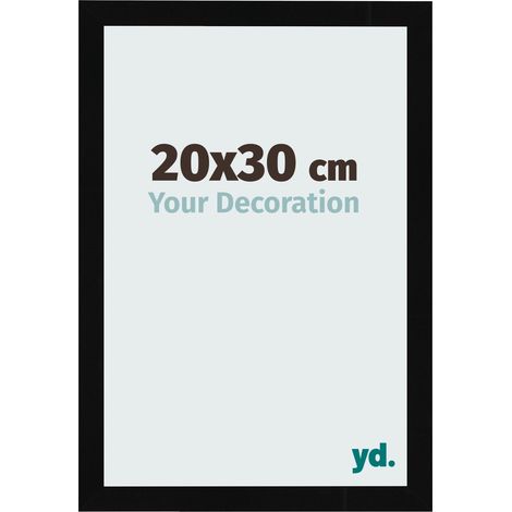 yd. - Cadre photo 20x30 - Noir Brillant - MDF - Bologna (1/5)