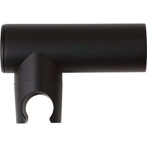 Runder Wandhalter für matte schwarze Dusche (1/2)