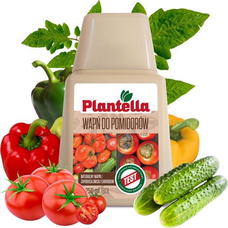 BIO PLANTELLA Ökologischer Kalziumdünger Kalzium für Tomaten und Paprika 250 ml