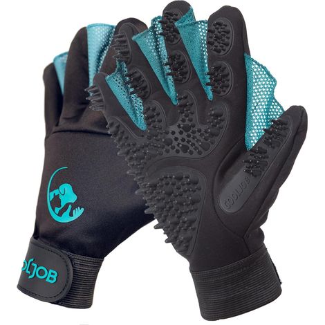 Pet Grooming Gloves for Dogs, Cats and Horses, Pet Cleaning Gloves, Massage Gloves for Animals, Hair Cleaning (1/5)