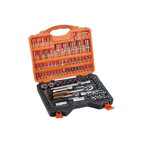 Chiavi a bussola/a cricco serie 108 pezzi cromo vanadio
