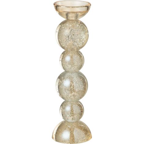 Chandelier Design en Verre "Davis" 34cm Champagne