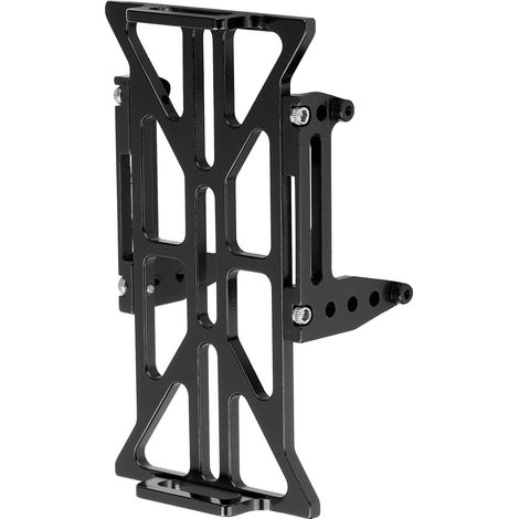 Ersatz-Stoßstange aus Aluminiumlegierung für RC-Akkuplatine Axial SCX24 90081 C10 1/24 (schwarz) (1/5)