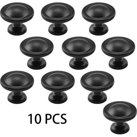Set mit 10 Küchenschrankknöpfen, 1-1/5" Schubladenknöpfe, Kommodenknöpfe