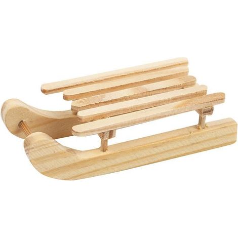 Luge - réf 564751 - Bois massif - Beige - Extérieur - Enfant (1/2)