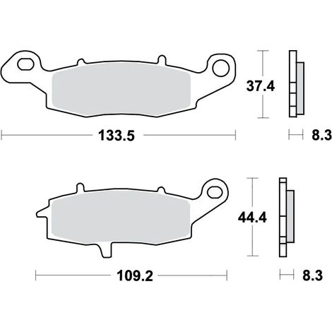 Pastillas de freno TRW MCB681