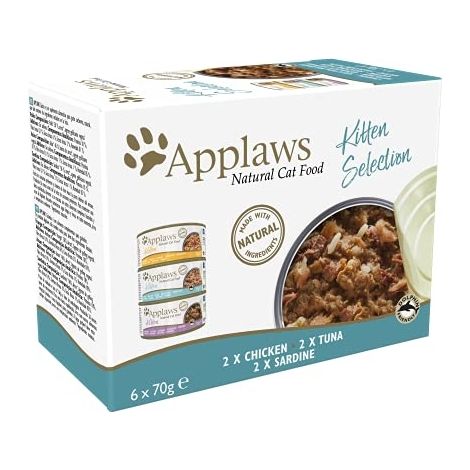 APPLAWS SET DE 6 BOÎTES POUR CHAT 6 X 70 G 1 UNITÉ 9103727