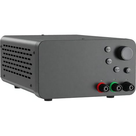 Alimentatore CC variabile con display a LED a 4 cifre, encoder regolabile, pulsante di uscita, 30 V 10 A (1/5)